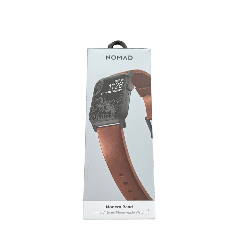 006Uv Nomad Modrn Band Leather Apple Watch 1-9 Series, Ultra‎ 1-2, SE 44/45/49mm